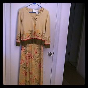 Ladies Maxi Dress with Jacket